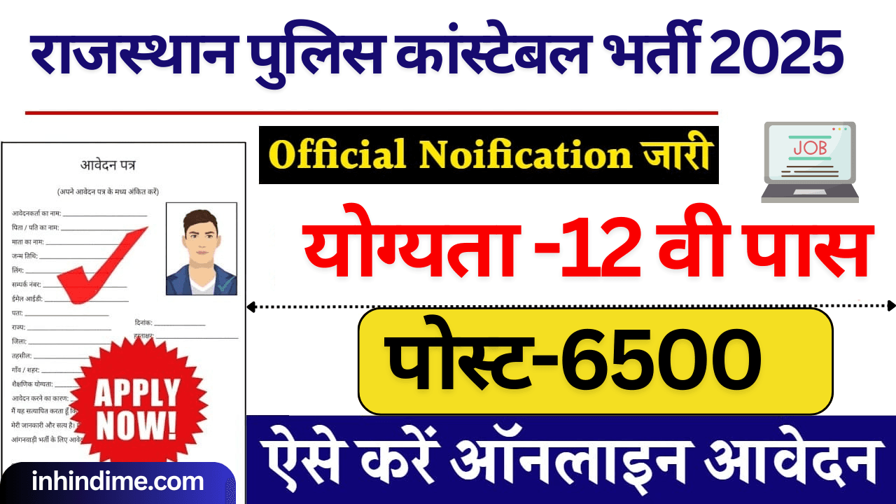 Rajasthan Police Constable Vacancy