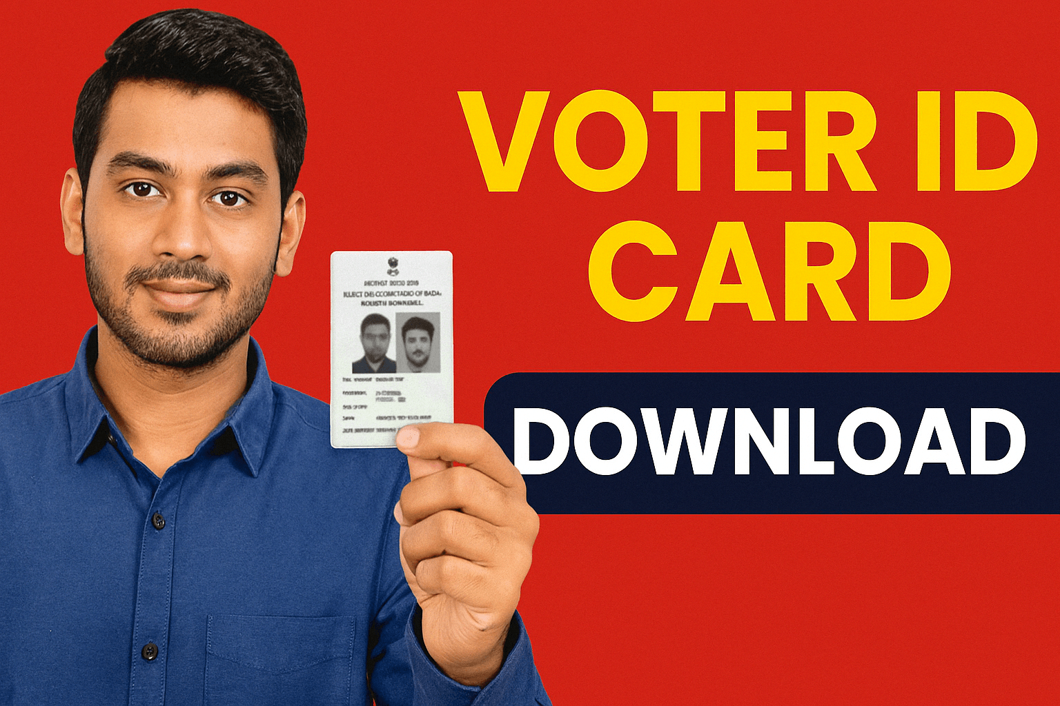 voter id card download with photo All State वोटर आईडी कार्ड डाउनलोड कैसे करें