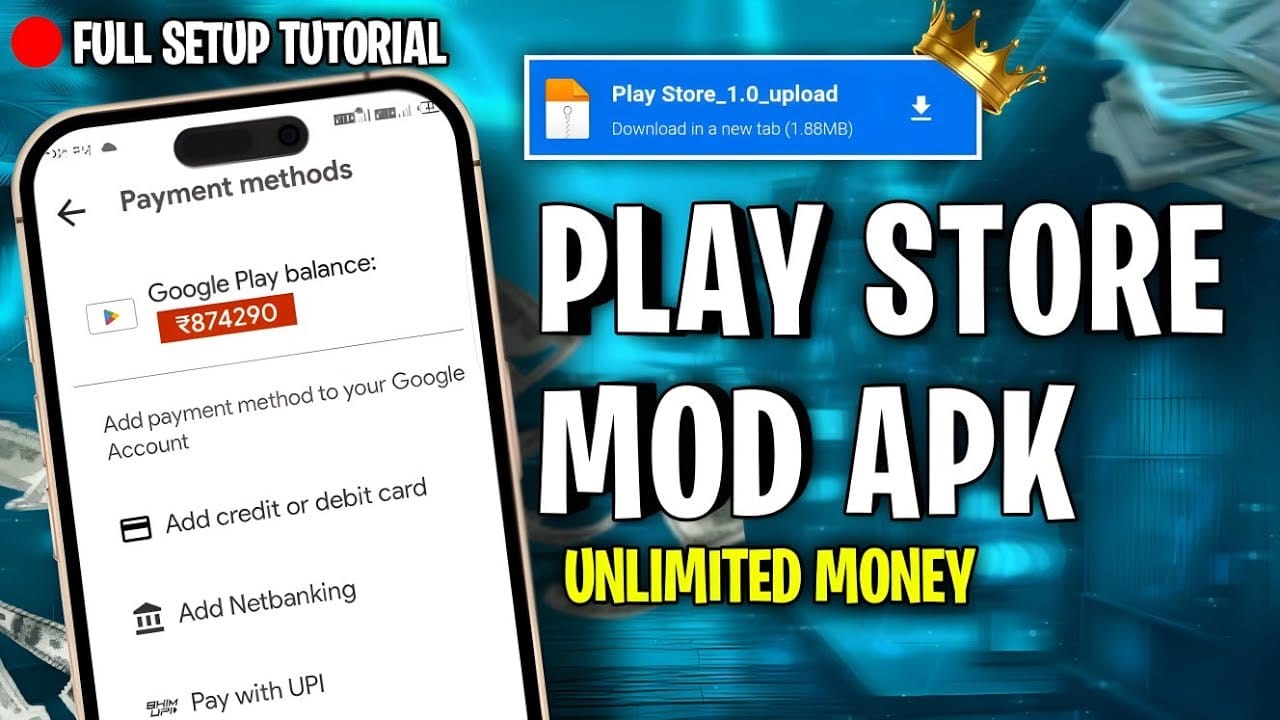 Play Store mod APK Unlimited Redeem Code
