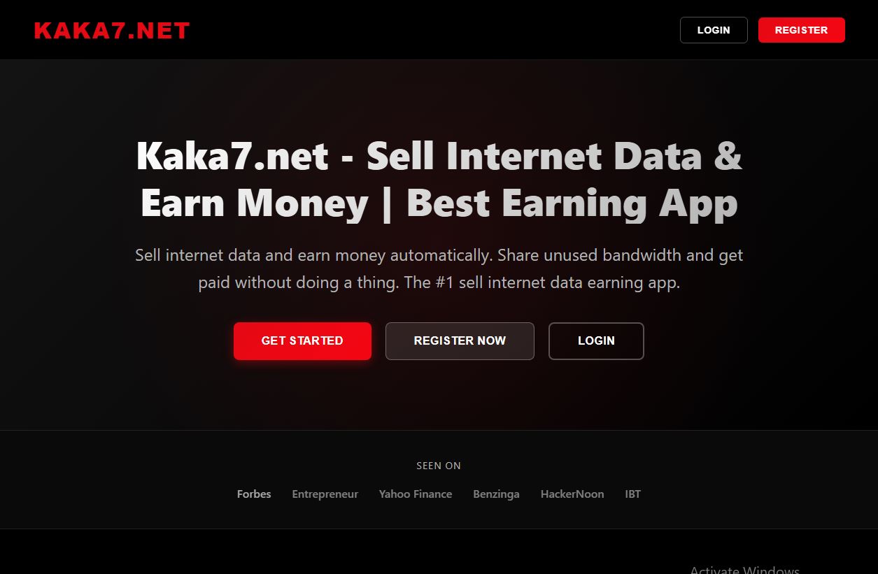 Kaka7.net - Sell Internet Data & Earn Money Best Earning App